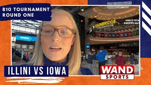 Adeena Balthazor is out in Indy with a quick preview as Illinois tips off  Big Ten Tournament Play tonight!Tune in tonight at 10 for a full game  recap! 🏀