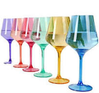 Compre Vinho Vidro Laranja Rosa Padrão Stemless Vinho Vidro ...