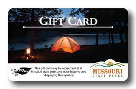 Camping fees are paid by visa or. Gift Cards Missouri State Parks