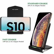 S10 plus wireless charging speed. 10w Qi Wireless Fast Charger Charging Dock For Samsung Galaxy S10 S10 Plus S10e Buy From 16 On Joom E Commerce Platform