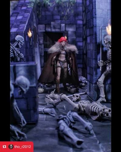 Red Sonja Known as the She-Devil with a Sword! @okfigures - @tho_r2012 Red  Sonja roams the lands of the Hyborian Age, and dare any man, woman or beast  that challenges Sonja's skills