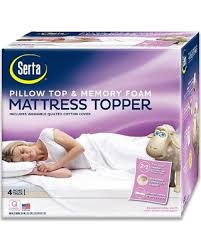 4 inches is considered to be a maximum thickness of a mattress topper and anything thicker than 4 inches would be classed as a mattress rather than a mattress topper. Serta 4 Pillow Top And Memory Foam Online