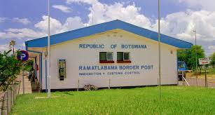 Border With South Africa Border Botswana Africa