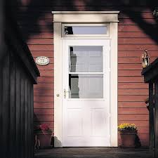 Since the beginning, pella has been bringing innovative window and door solutions that help make your life easier. Pella Olympia 34 In X 81 In Brown High View Wood Core Storm Door Lowes Com Storm Door Pella Retractable Screen