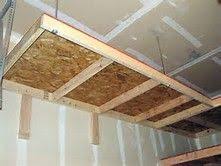Overhead storage is a great way to maximize your space and store. Lovely Garage Overhead Storage Diy 11 Diy Overhead Garage Storage Shelves Diy Overhead Garage Storage Overhead Garage Storage Garage Hanging Storage