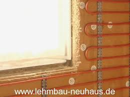 Holzfaserdammplatte Wandheizung Lehmputz Altbau Sanieren Lehm