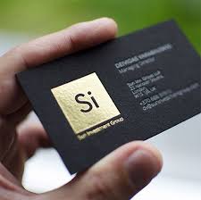 Use foil on your name, logo or any other area that you want to stand out. Custom Gold Foil Stamping Business Cards Letterpress Print Hot Foil Visit Card Name Card 600gsm Matte Black Card Free Shipping Visit Card Letterpress Printblack Business Card Aliexpress