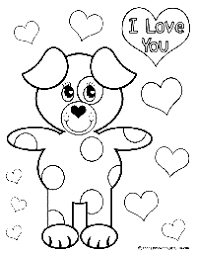 Describe some actions that show how the children might react to their brothers and sisters. Puppy Coloring Page