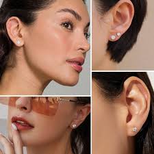 Amazon.com: Aretes de moissanita de plata de ley, color D, VVS1, talla  redonda, brillante, cultivados en laboratorio, aretes de moissanita S925  con respaldo de fricción con certificado de autenticidad, 1 unidad, :
