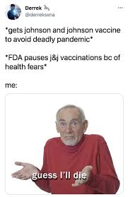 Memes, often in the form of humorous images and videos, are a major part of how people communicate on the internet, but they can also be used to spread disinformation. 30 Of Funniest Johnson Johnson Vaccine Memes So Far