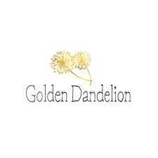Gold Dandelion Logo Design Dandelion Logo Gold Logo Flower Logo Gold Foil Black And Gold Bohemian Logo Whimsical Whimsical Logo Logo Design Flower Logo