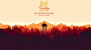 Always Liked A Clean Desktop Firewatch Painting Parallax