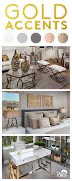 Don T Be Afraid To Go For The Golds Mixing Metals With Shades Of White And Gray Creates A Sophistica Metal Living Room Decor Metal Living Room Gold Home Decor