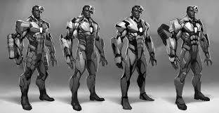Artstation Cyborg Concept For Injustice 2 Joseph Meehan Jobs In Art Concept Art Jobs Concept Art Characters
