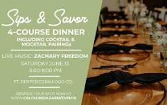 Sips & Savor: A 4 Course Dinner