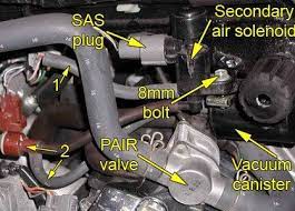Pair Secondary Air Solenoid Junk Secondary Valve Canister Vacuum