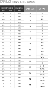 Ring Size Chart Qalo