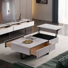 You found your dream sofa (finally!). Lift Top Coffee Table With Storage Modern Square Coffee Table With Drawer In White