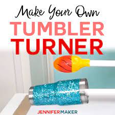 Building a 20 tumbler turner. Diy Tumbler Turner Two Cheap Ways To Make One Jennifer Maker