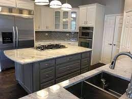 Because of new river white's inherent beauty, it's in great demand. River White Granite Backsplash Nathan S Painters Facebook