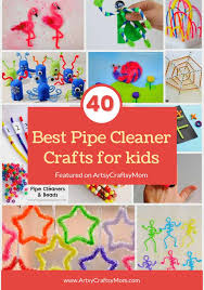 My pipe cleaner is waiting next door a: The 40 Best Pipe Cleaner Crafts For Kids Artsycraftsymom