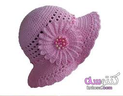 قبعات كروشيه بالباترون للكبار اشكال طواقي كروشيه حريمي طواقي كروشيه للصبايا بالصور Crochet Bun Hat Crochet Pattern Crochet Baby Hats