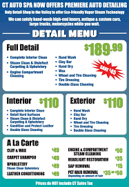 The average cost of a basic detailing package for a car ranges from $50 to $75 and $75 to $150 for suvs and vans. Car Interior Detailing Prices Car Detailing Car Wash Services Car Detailing Interior