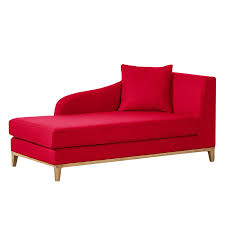 Recamiere Blomma Webstoff Rot Armlehne Davorstehend Rechts Recamiere Recamiere Gunstig Liegesofa