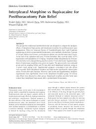 Image result for Intrapleural Anesthesia