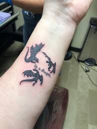Got dragon tattoo , dragon fan tattoos game of thrones the first dragon, drogon, bears the name of dany's deceased wife, khal drogon. Game Of Thrones Inspired Dragon Tattoo Be A Dragon Dragon Tattoo Game Of Thrones Game Of Thrones Tattoo Gaming Tattoo