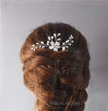 Bridal Pearl Hair Pinhair Accessory Hair Piece Sparkly Pin Etsy Hair Accessories Pearl Hair Pins Wedding Hair Pins