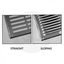 Some more popular choices include brushed stainless steel or a copper or brass finish for a vintage look. Stainless Steel Louvre Air Vent Grille Cover