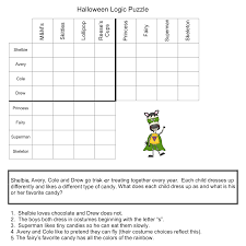 Crossword puzzles are not only fun, but can be a good way to practice spelling unfamiliar word. 10 Best Halloween Logic Puzzles Printable Printablee Com