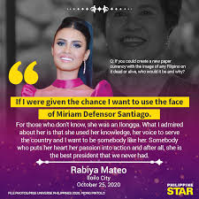 Miss cavite had a powerful answer during the top 15 q&a, but lost it during the top 5 q&a portion. Philippine Star Read Miss Universe Philippines 2020 Facebook