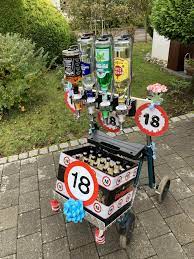 18 Geburtstag Alkohol Rollator Alkohol Geschenkt Diy Geschenke Geburtstag Freundin Freund Geschenke Geburtstag Selbstgemachte Geschenke Geburtstag