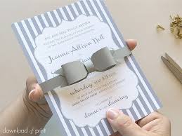 Free wedding belly band templates. Diy Bow Tie Belly Band Wedding Invitations