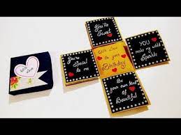 Attach the string on both sides of the card from inside and attach the happy birthday paper cuts on that string. Beautiful Birthday Card Idea Handmade Birthday Card Complete Tutorial Youtube Simple Birthday Cards Homemade Birthday Cards Cards Handmade