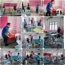 Dan berada di atas kursi seorang terapis. Sk Telok Bahang Susun Kerusi Meja Dalam Kelas Facebook