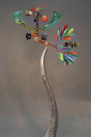 Small Galaxy Stainless Wind Sculpture By Andrew Carson Wind Sculptures Wind Art Fine Art Painting