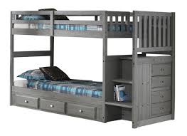 Our collection of loft beds includes the latest designs that will appeal to most ages. Shop Totally Kids Mercer Chimney Gray Bunk Beds With Stairs