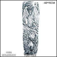 Realism, tribal, and blackwork are all styles of tattoo that suit themselves to this simple but never boring palette. Temporary Tattoo Angel Black And Grey Tato Jakarta Murah Tqb 022 Shopee Indonesia