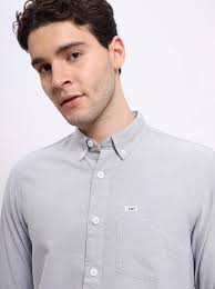 Lee Slate Grey Regular Fit Shirt