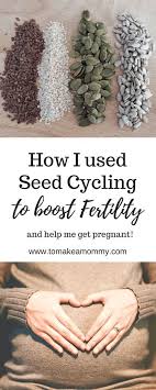 Seed Cycling For Fertility How I Used Seeds To Get Pregnant After Infertility To Make A Mommy Seed Cycling Getting Pregnant Fertility