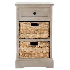 Thomason End Table Side Table With Storage Wood End Tables Table Storage