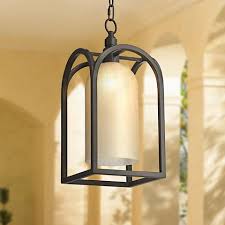 Possini Euro Anthony 20 1 2 H Bronze Outdoor Hanging Light 58d20 Lamps Plus Outdoor Hanging Lights Hanging Lights Outdoor Lighting
