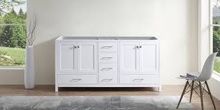 The espresso bathroom vanity features four doors with glass inserts. Shop Vanities Without Tops Bathroom Vanities Luxury Living Direct