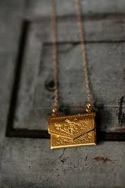 Love Letter Necklace Opens Up So You Can Put A Little Message Inside Vintage Wedding Jewelry Cute Jewelry Romantic Love Letters