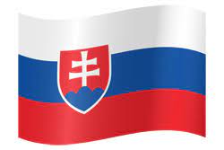 Flagge der slowakei gegen den blauen himmel; Slovakia Flag Vector Country Flags
