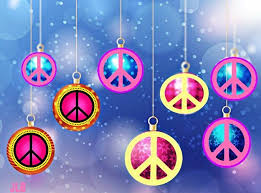 Xmas Jlb Peace And Love Peace Hippie Art