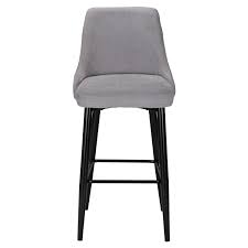 Some bar chairs are able to rotating and others are fixed. Paige Natural Button Back Bar Stool